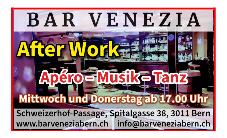 After Work &ndash; Ap&eacute;ro, Musik und Tanz Billets
