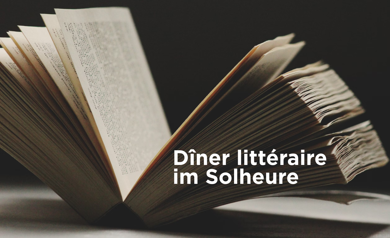 D&icirc;ner litt&eacute;raire im Solheure ${singleEventLocation} Tickets