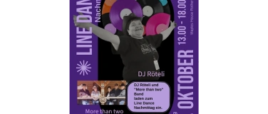 Event-Image for 'DJ Röteli Line Dance Nachmittag mit "More than two" Band'