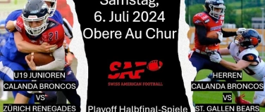 Event-Image for 'Halbfinale: Broncos vs St. Gallen / U19 Broncos vs Zürich'