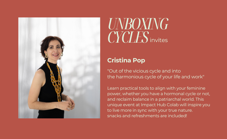 unboxing cycles invites Cristina Pop ${singleEventLocation} Billets