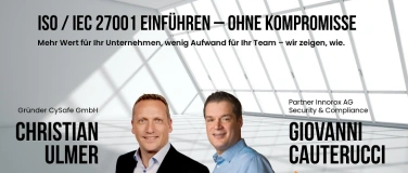 Event-Image for 'ISO 27001 einführen - ohne Kompromisse'