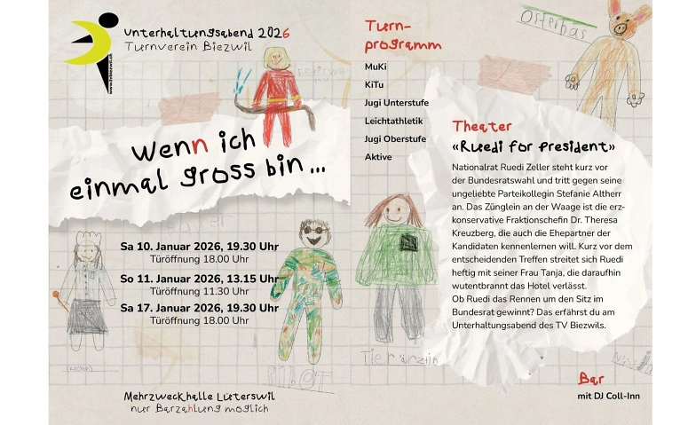 Event-Image for 'Unterhaltungsabend 2026 Turnverein Biezwil'