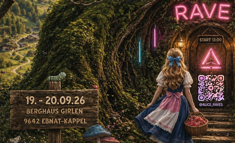 Alice in Wonderland Berghaus Girlen, Ebnat-Kappel Tickets