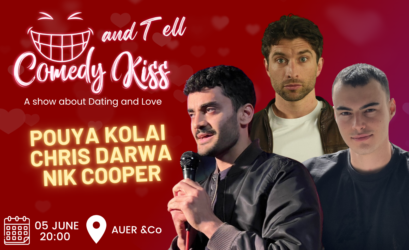 Comedy Kiss &amp; Tell Tickets