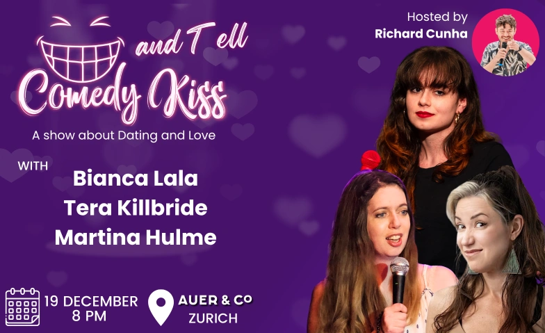 Outdoor Comedy Kiss & Tell Auer & Co., Sihlquai 131, 8005 Zürich Tickets