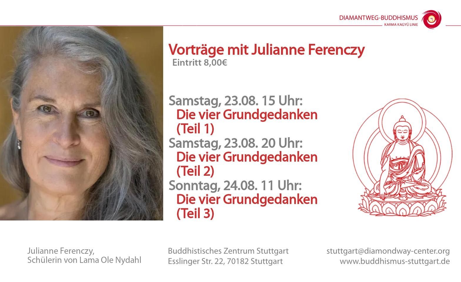 Juliane Ferenczy: die vier Grundgedanken Tickets