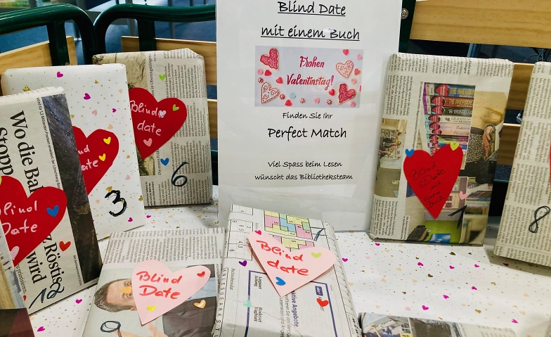 Blind Date mit einem Buch  @Stadtbibliothek Stadt- und Regionalbibliothek, Bremgartnerstrasse 20, 8953 Dietikon Tickets