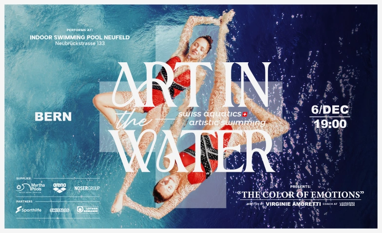 Art in the Water - The Color of Emotions Art in the Water - Swimming Pool Neufeld, Neubrückstrasse 133, 3012 Berne Billets