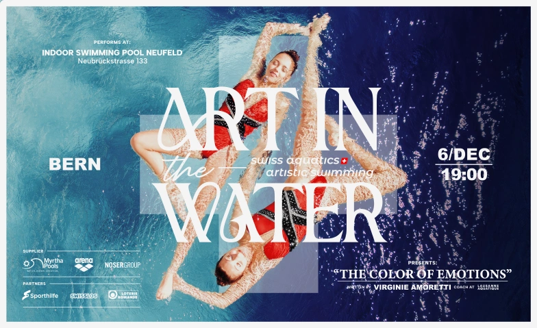 Art in the Water - The Color of Emotions Art in the Water - Swimming Pool Neufeld, Neubrückstrasse 133, 3012 Bern Tickets