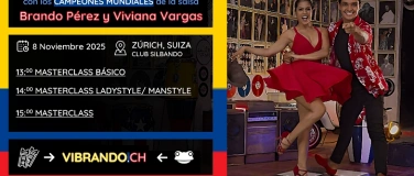 Event-Image for 'Salsa Caleña Masterclass mit Brando Pérez & Vivíana Vargas'