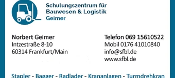 Veranstalter:in von Kurse Staplerführerschein, Gabelstaplerschein