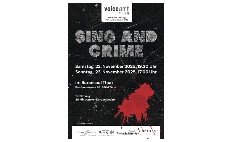 Event-Image for 'Sing and Crime'