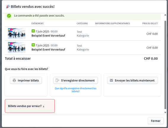 Vorverkauf 2025 4 CH fr