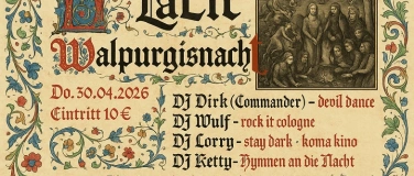 Event-Image for 'LaLic Walpurgisnacht im The Cage'