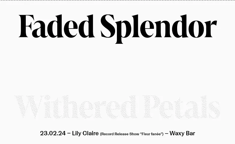 Lily Claire Record Release Show Waxy Bar, Dienerstrasse 33, 8004 Zürich Tickets