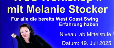 Event-Image for 'West Coast Swing Tanzkurs mit Melanie Stocker'