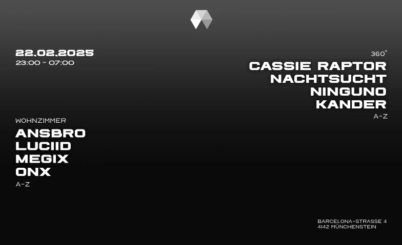 KINKER w/ Ansbro, Cassie Raptor, Kander & more KINKER, Barcelona-Strasse 4, 4142 Münchenstein Tickets