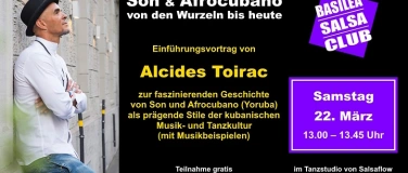 Event-Image for 'Vortrag (gratis) – Son und Afrocubano – von Alcides Toirac'