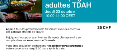 Event-Image for 'Accompagner les adultes atteints de TDAH'