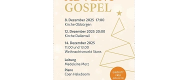 Event-Image for 'Advent Gospel am Weihnachtsmarkt in Stans'