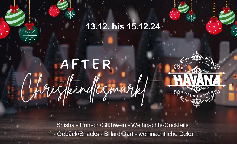 After Christkindlesmarkt ${singleEventLocation} Billets