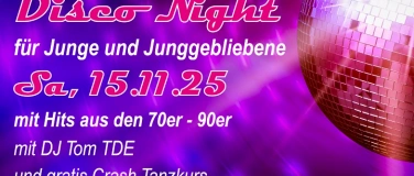 Event-Image for 'Disco Night für Junge und Junggebliebene'