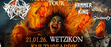 Event-Image for 'BURNING WITCHES - HammerKing - Gomorra - Heavy Metal Thunder'