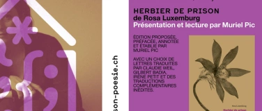 Event-Image for '« Herbier de Prison » de Rosa Luxemburg, avec Muriel Pic'
