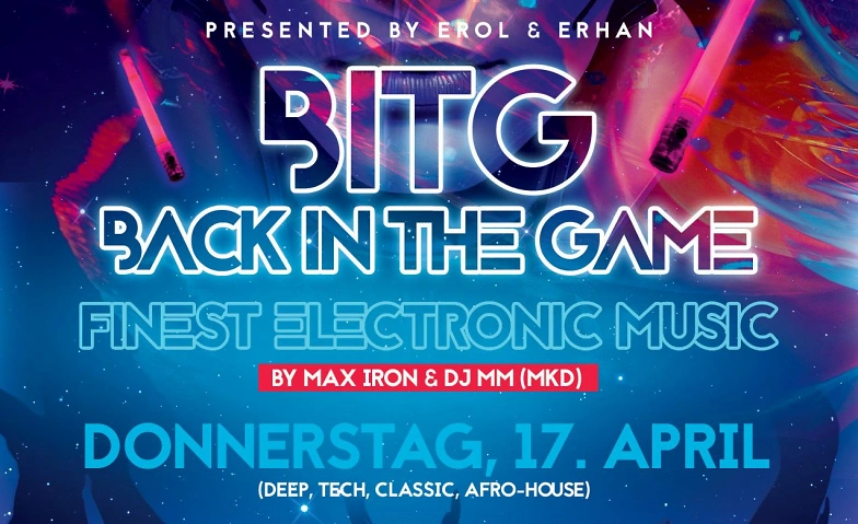 Event-Image for 'BITG - BACK IN THE GAME'