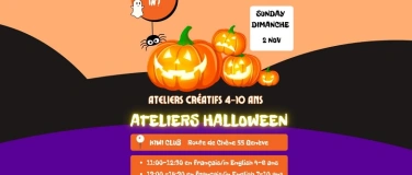 Event-Image for 'Halloween Creative Workshops 11:00-12:30 (FR/ENG) 4-6 ans'