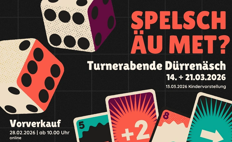 Turnerabende D&uuml;rren&auml;sch 2026 2.Abend Tickets
