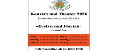 Event-Image for 'Konzert und Theater 2026 - Jodlerklub Heimelig Sins'