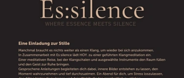 Event-Image for 'Es:silence &ndash; Gef&uuml;hrte Klangmeditation im HOY.'