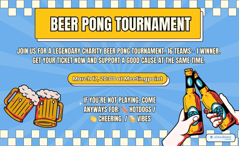 Beer Pong Tournament & Hotdog Night MeetingPoint, Blumenbergplatz 9, 9000 St. Gallen Billets
