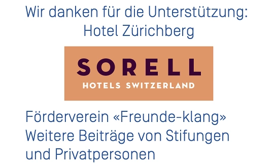 Logo de sponsoring de l'événement «klang Zürichberg» - TASTENTÄNZER - Sorell Hotel Zürichberg