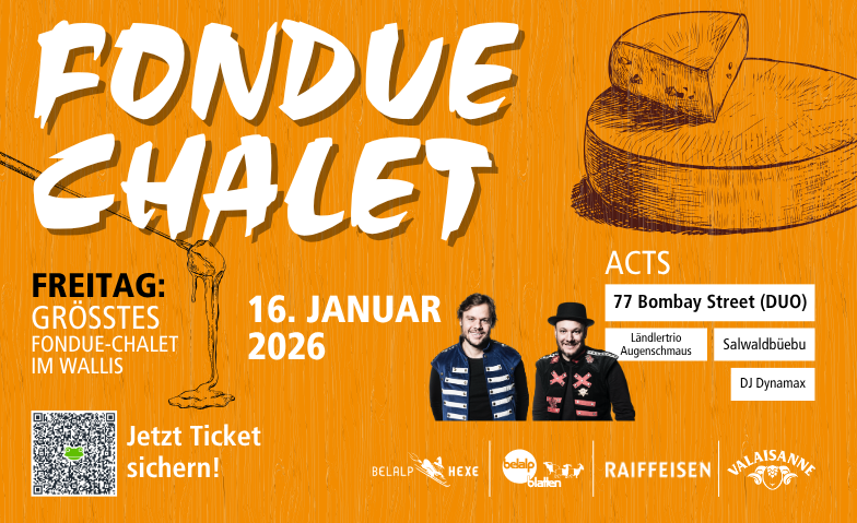 Fondue Abend Belalp Hexe Billets