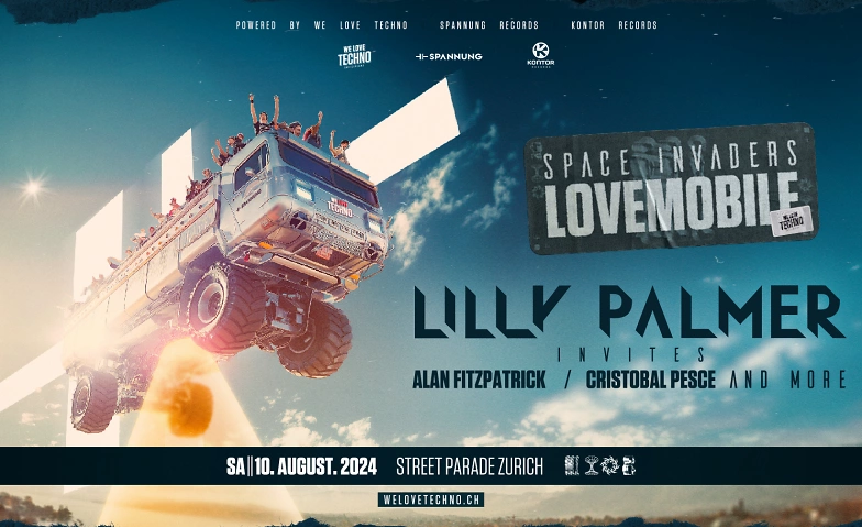 Event-Image for 'WE LOVE TECHNO x LILLY PALMER present SPACE INVADERS LOMO'