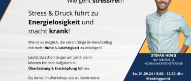 Event-Image for 'Workshop - Wie geht stressfrei?!'