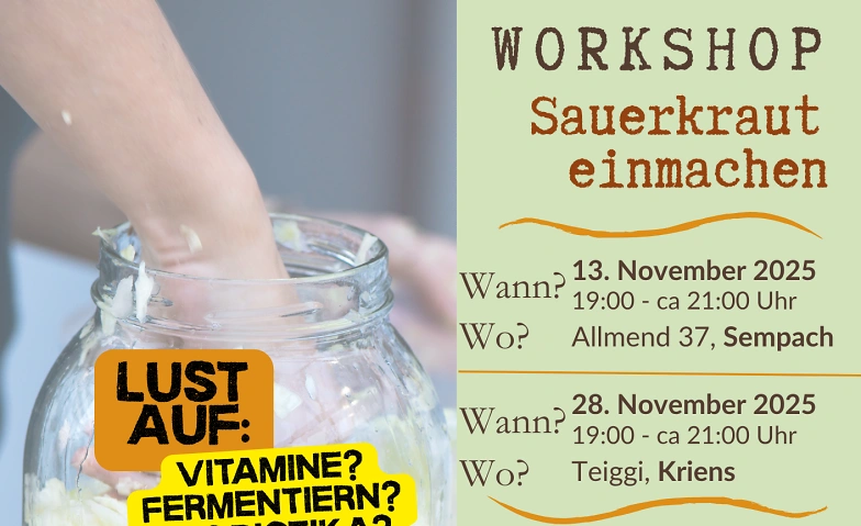 Event-Image for 'Eigenes Sauerkraut Herstellen'