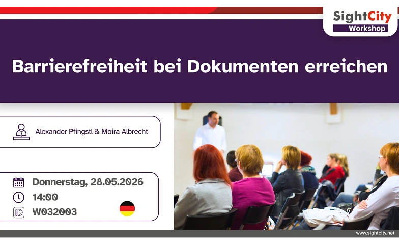 Barrierefreiheit bei Dokumenten erreichen Billets