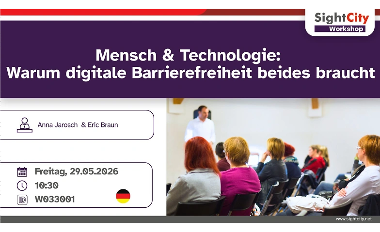 Digitale Barrierefreiheit: Mensch und Technologie Billets