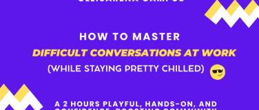 Event-Image for 'Master Difficult Conversations at Work while Staying Chilled'