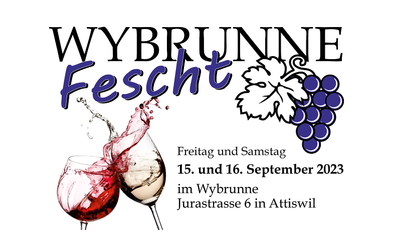 Wybrunne-Fescht Getränkehandel Wybrunne, Jurastrasse 6, 4536 Attiswil Billets
