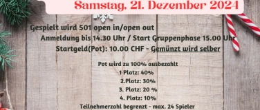 Event-Image for 'Weihnachts-E-Dart Turnier'