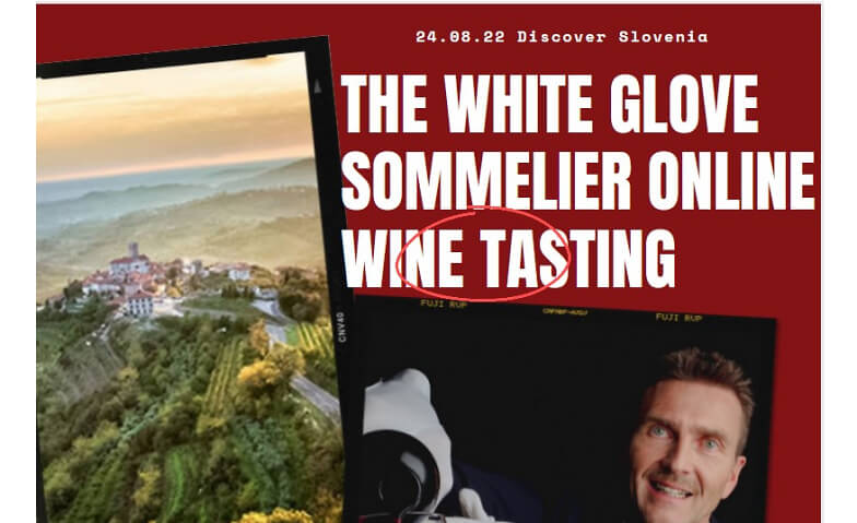 Online Wine Tasting Slovenia with the White Glove Sommelier Online-Event Tickets