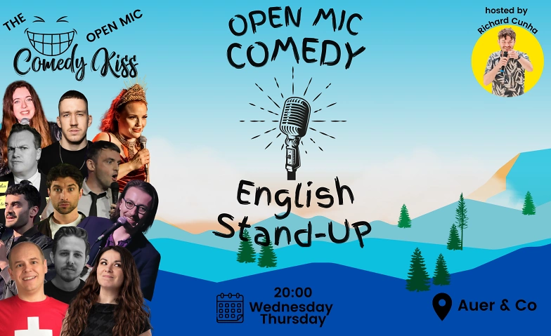 Event-Image for 'Thursday Comedy Kiss Open Mic, Zurich'