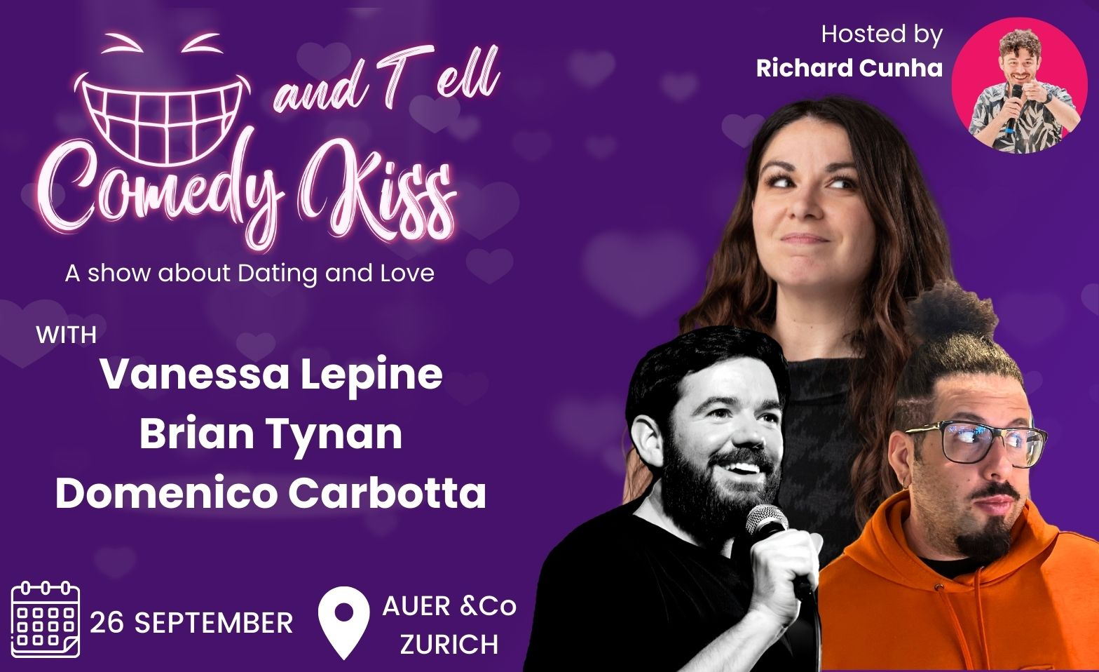 Comedy Kiss &amp; Tell Tickets