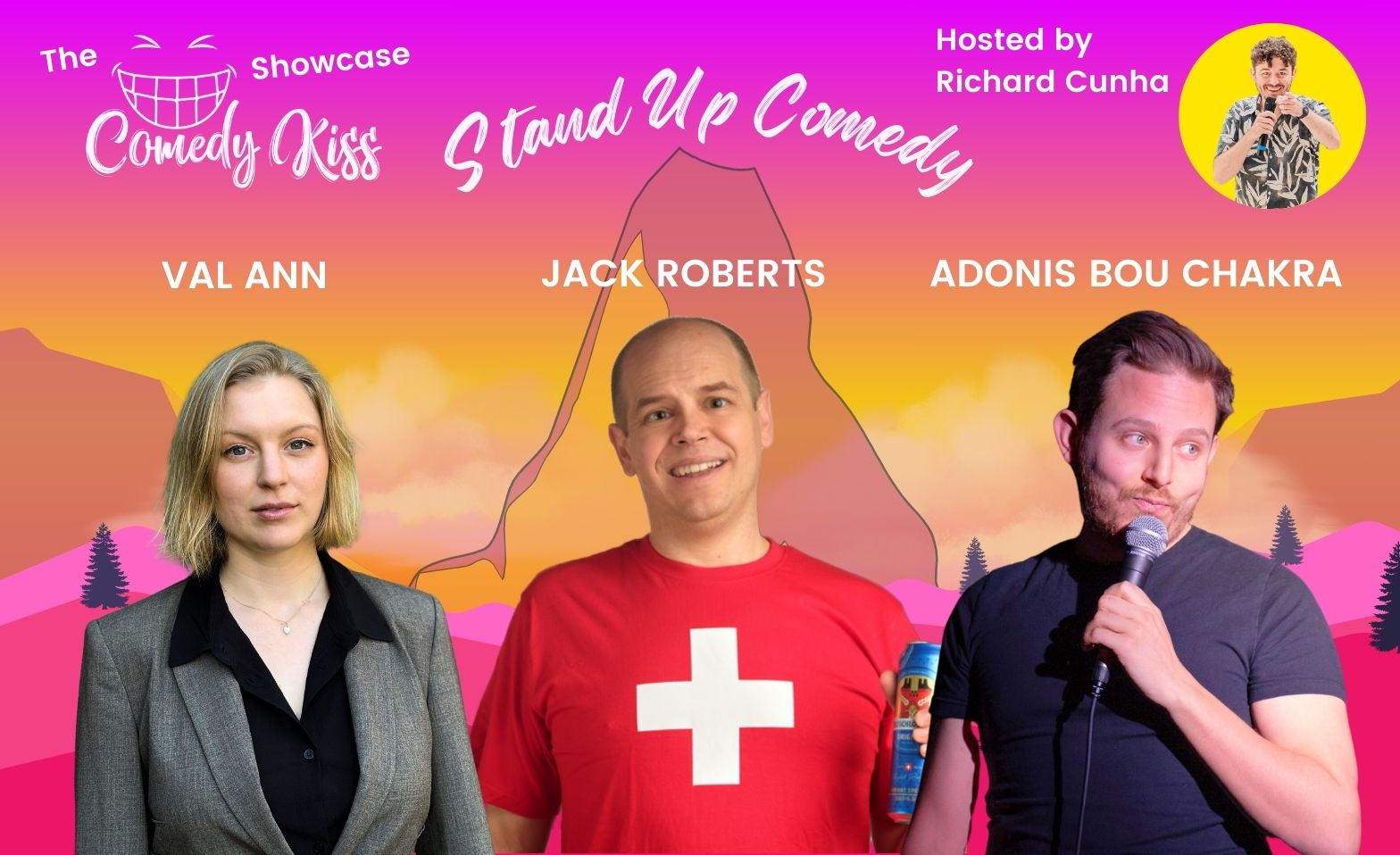 Comedy Kiss Showcase Billets